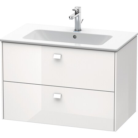 Duravit Brioso Wall Mounted Vanity Kit White High Gloss BR000702222